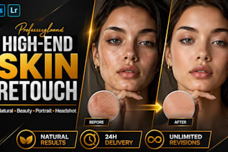do natural skin retouching beauty retouch portrait photo editing picture editing