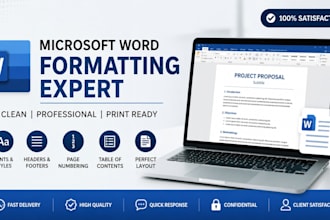 format reports and business documents in microsoft word