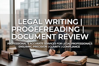 write and review legal and professional texts