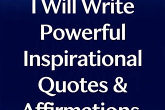 write inspirational quotes affirmations and knowledge quote