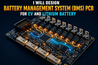 design battery management system bms pcb for ev and lithium battery