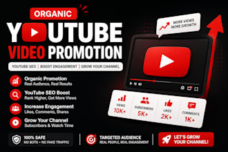 promote your your yotube music promotion and video organically
