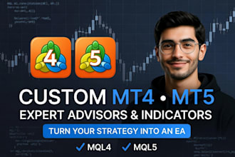 build your custom mt4 mt5 expert advisor
