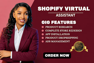 shopify virtual assistant, shopify store manager and shopify expert