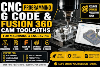 do cnc programming g code fusion 360 cam toolpaths for machining and engraving