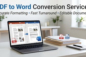 convert PDF files to editable word documents