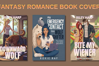 design a bestselling romantasy fantasy romance book cover for kdp and paperback