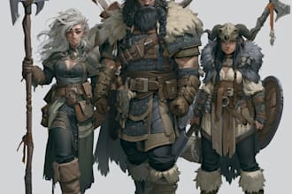 dnd character art and dnd character art