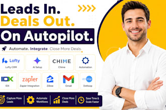 lofty CRM ai setup chime automation idx zapier integration zillow gmail dotloop