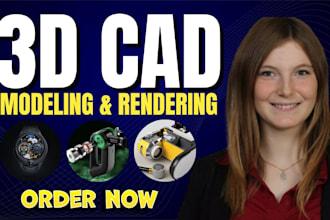 do 3d  cad model and rendering, 3d cad product design, industrial product design