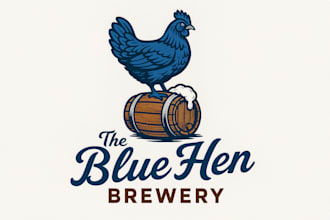create amazing chicken farm logo with free source file