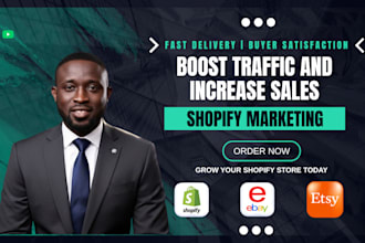 boost ebay etsy shopify store traffic promotion marketing facebook ads campaign
