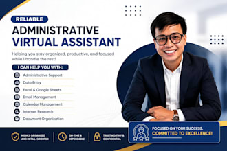 be your reliable administrative virtual assistant
