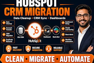 hubspot data cleanup migration expert account transfer dashboard setup