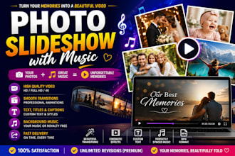 create photo slideshow with music