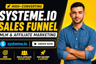 build systeme io mlm sales funnel systeme io affiliate marketing landing page