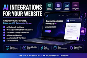 integrate ai into your sass website