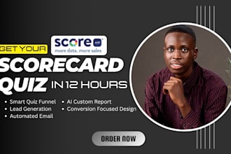 build scoreapp quiz funnel scorecard score app for lead generation ai report