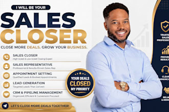 sales closer sales representative sales closer b2b lead generation high ticket