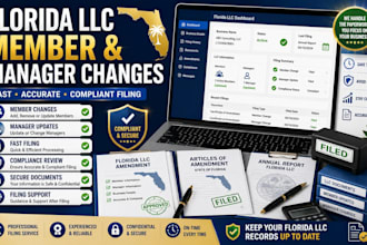 change llc members, or managers in florida