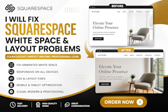 fix squarespace white space and layout problems