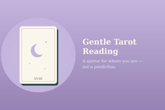 do a gentle tarot reading for self reflection