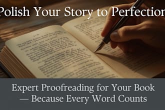 novel and fiction proofreading and editing