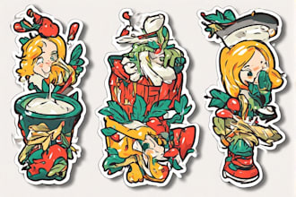 help you illustrate your die cut sticker design