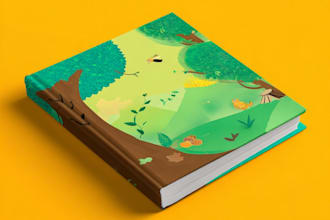 design vibrant children book illustrations and complete book layout