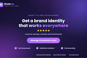 build a complete brand identity and logo design package