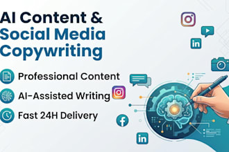 be your expert ai content writer and social media copywriter