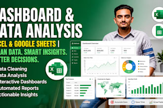 do data analysis and create dynamic dashboards