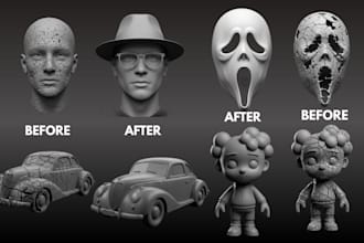 do stl file repair, fix stl, modify stl, mesh repair, 3d model repair