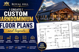 create custom barndominium floor plans