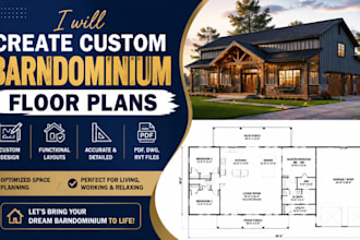 create custom barndominium floor plans