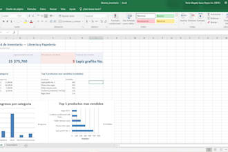 organize your data and build excel dashboards