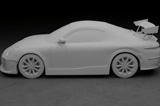 custom 3d car modeling vehicle model truck model rc car stl file for 3d printing