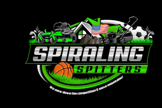 make amazing spiral, mobile detailing and truck logo