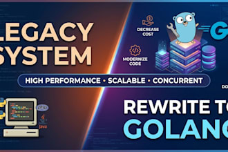 rewrite, optimize, and migrate your legacy system to golang