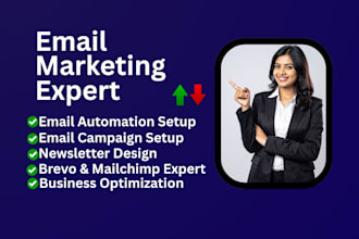 setup email campaign, bulk email blast and cold emails