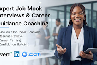 provide job mock interview coaching and career guidance