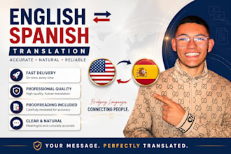 translate english to spanish and spanish to english