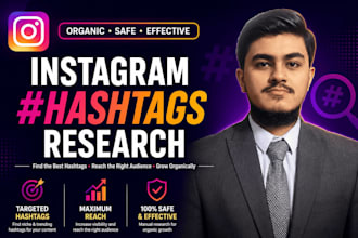 research personalized instagram hashtags to grow organically