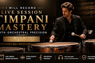 record live session timpani mastery with orchestral precision