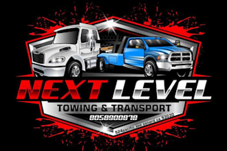 do automotive, truck, car wash, transportation services logo