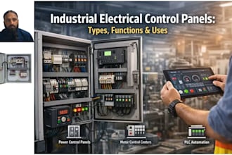 troubleshoot industrial motors and panels