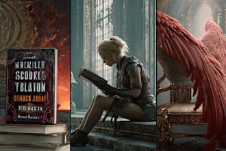 design fantasy and minimal book and ebook cover