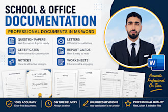 create professional school and office documents