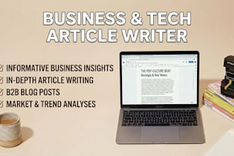 write engaging SEO articles and creative blog posts
