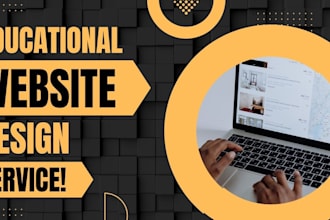 design and develop a professional educational website